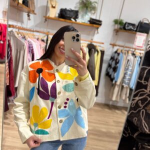 Chaqueta de flores